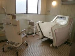 清潔な浴室設備