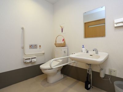 バリアフリーのトイレ施設