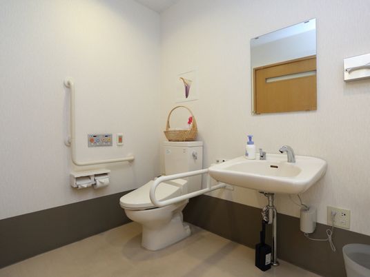 バリアフリーのトイレ施設