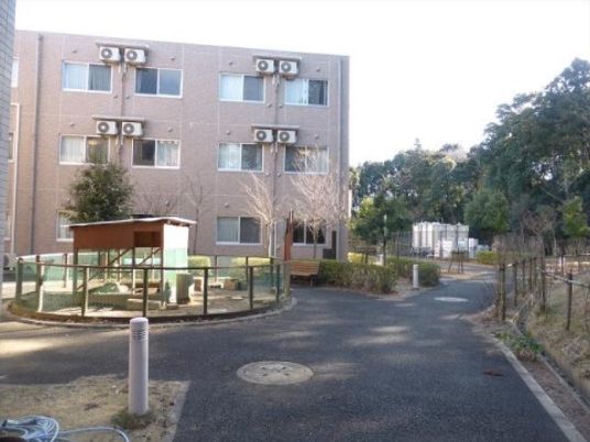 緑豊かな中庭