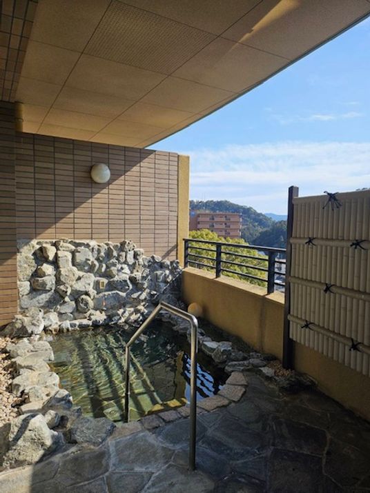  屋上の露天風呂