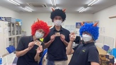 スタッフの笑顔が溢れる休憩室