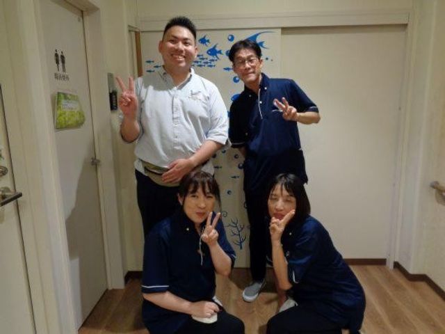 スタッフ集合の廊下  