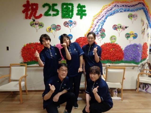 スタッフ集合の多目的室