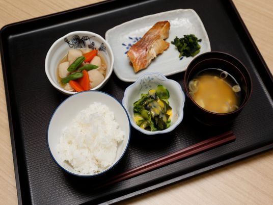 栄養バランスの取れた和食膳