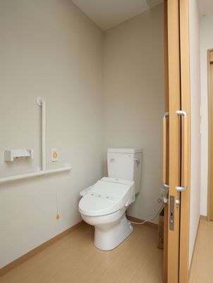 清潔なトイレ設備