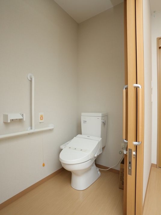 清潔なトイレ設備