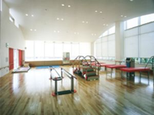広々とした空間の機能訓練室