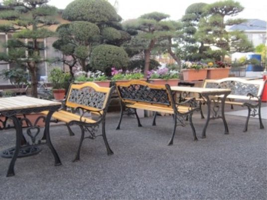 癒しの空間を提供する中庭