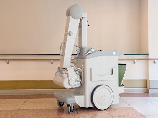 移乗用機器のある廊下  