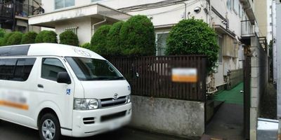 緑豊かな外観