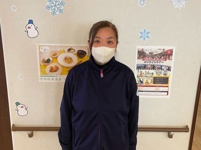 スタッフと掲示物の存在感
