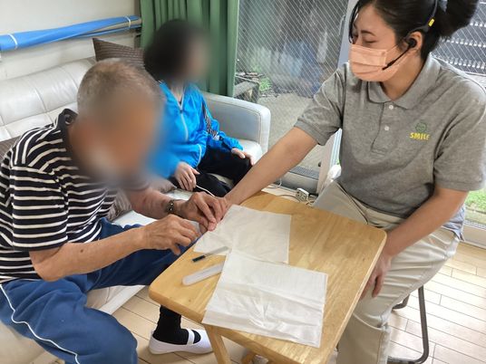 交流場面