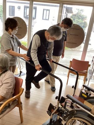 運動訓練の様子