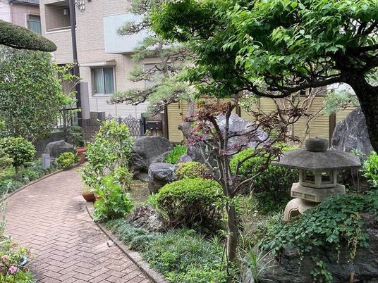 和風庭園の中庭  