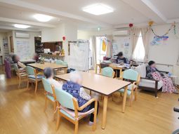 共有スペースでの憩い