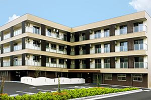 広々とした建物外観