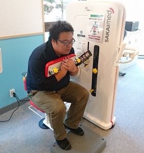 訓練用椅子の使用