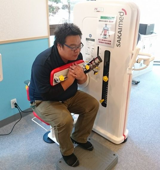 訓練用椅子の使用