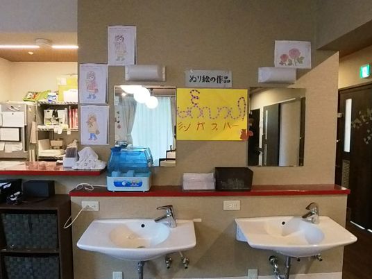 手洗い場の清掃状態