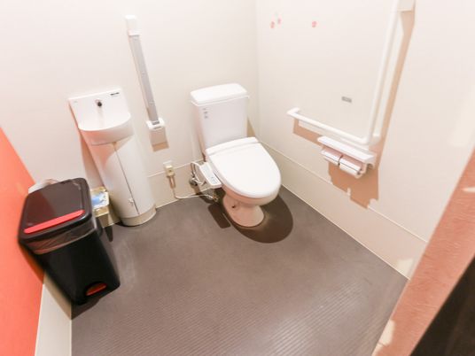 手すり付きトイレ環境