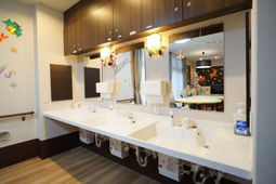 洗練された洗面台