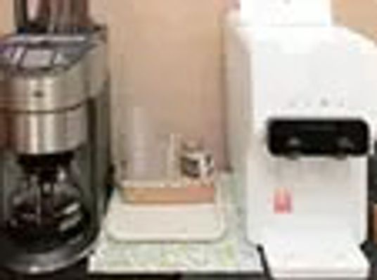 コーヒーメーカーと給湯器