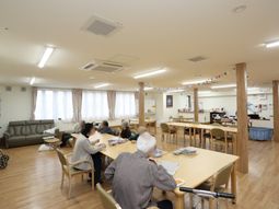 和やかな共用スペース