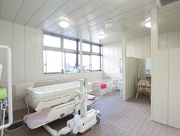 清潔な浴室設備