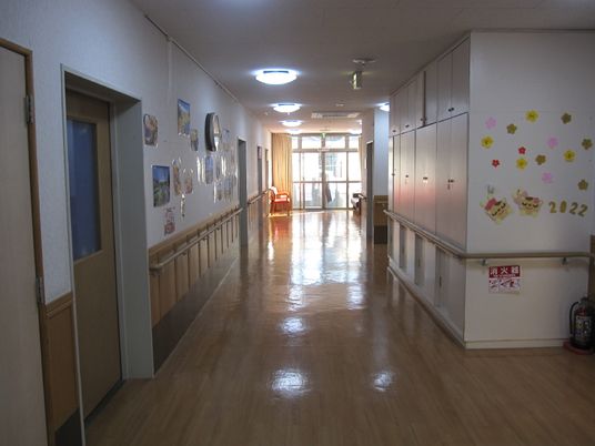 清潔な廊下の様子