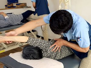 手厚い介助の提供場面