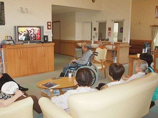 共有スペースでの憩いの時間