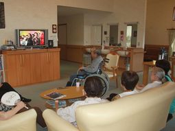 共用スペースでのひととき