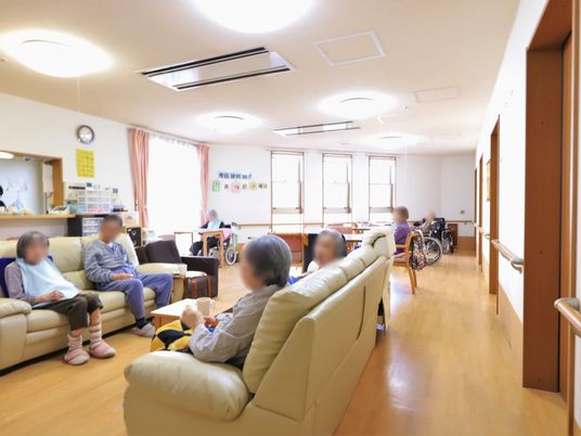 共有スペースの日常風景