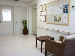 清潔な廊下の一角