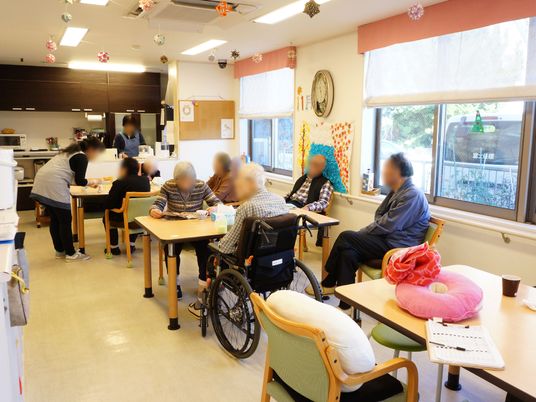 日常活動の活発な共有スペース