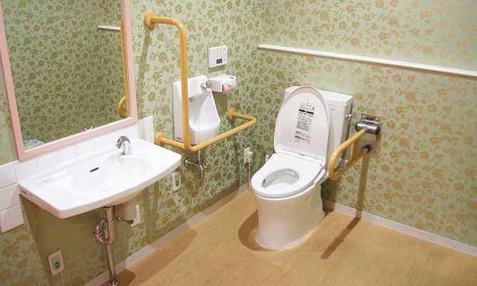 快適な空間のトイレ