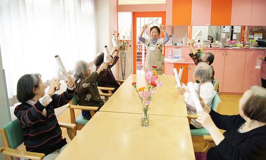 楽しいアクティビティ中の様子