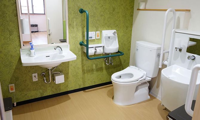 設備の整ったトイレ