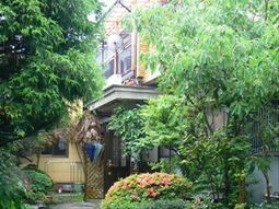 緑豊かな外観景観