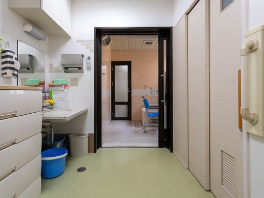 手洗いスペースのある部屋