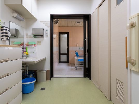 手洗いスペースのある部屋