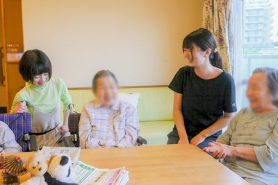 笑顔の集まる居室