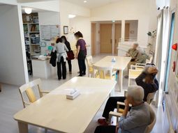 明るい共有スペース