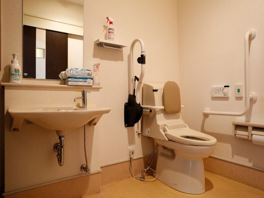 バリアフリー対応のトイレ
