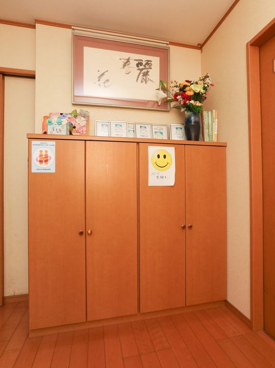 暖かみのある和室の角