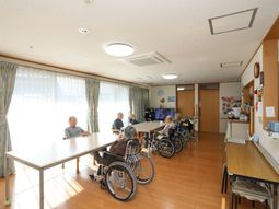 明るい共有スペース