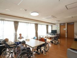 明るい共有スペース