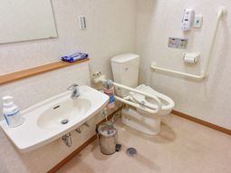 バリアフリー設計の洗面台