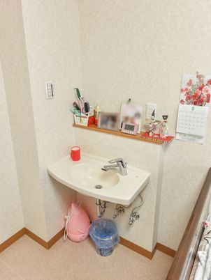 清潔な洗面台